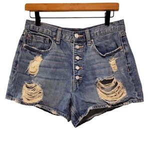 Vigoss, Jean Shorts, Style: The Jagger Short, Distressed, Women's sz 30, L- 13.5